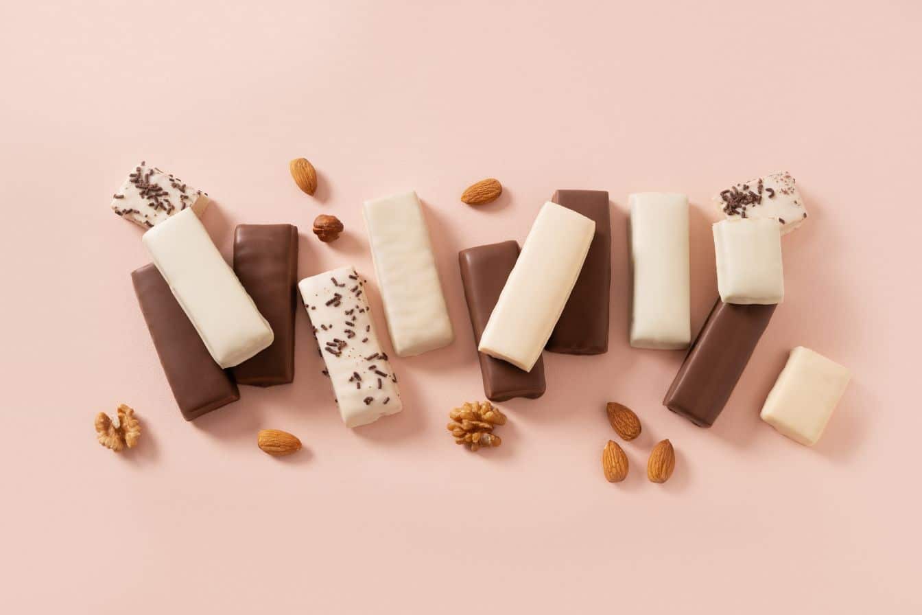 Composition des barres protéinées